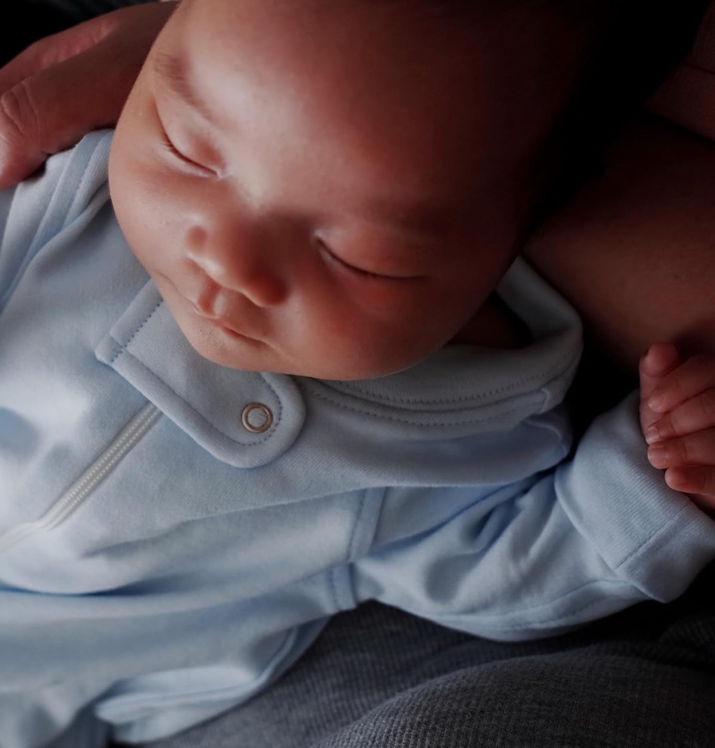 Cozy Organic Cotton Zip-Up Sleep 'N Play PJs for Baby Boys and Girls - Footless, Long Sleeve Comfort