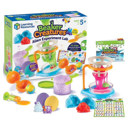 Unleash Your Child's Inner Scientist with the Beaker Creatures Alien Experiment Lab - 18-Piece Science Kit for Kids Aged 5 to 10